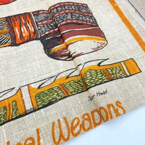 Heil Aboriginal Art Australia 100% Pure Linen Kitchen Tea Towel Flax 18x30 - Picture 4 of 16